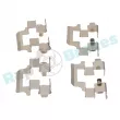 Kit d'accessoires, plaquette de frein à disque RAP BRAKES R-U0323 - Visuel 3