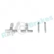 Kit d'accessoires, plaquette de frein à disque RAP BRAKES R-U0319 - Visuel 1