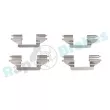 Kit d'accessoires, plaquette de frein à disque RAP BRAKES R-U0317 - Visuel 1