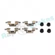Kit d'accessoires, plaquette de frein à disque RAP BRAKES R-U0315 - Visuel 1