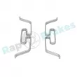 Kit d'accessoires, plaquette de frein à disque RAP BRAKES R-U0313 - Visuel 3