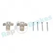 Kit d'accessoires, plaquette de frein à disque RAP BRAKES R-U0311 - Visuel 1