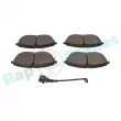 Jeu de 4 plaquettes de frein avant RAP BRAKES R-P1723 - Visuel 2
