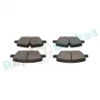 Jeu de 4 plaquettes de frein avant RAP BRAKES R-P1710 - Visuel 2