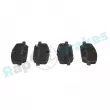 Jeu de 4 plaquettes de frein avant RAP BRAKES R-P1710 - Visuel 3