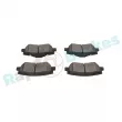 Jeu de 4 plaquettes de frein avant RAP BRAKES R-P1706 - Visuel 2
