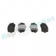 Jeu de 4 plaquettes de frein avant RAP BRAKES R-P1706 - Visuel 3