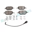 Jeu de 4 plaquettes de frein avant RAP BRAKES R-P1702 - Visuel 1