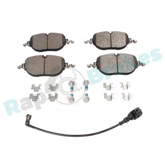 Jeu de 4 plaquettes de frein avant RAP BRAKES R-P1702