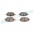 Jeu de 4 plaquettes de frein avant RAP BRAKES R-P1702 - Visuel 2