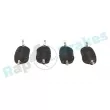 Jeu de 4 plaquettes de frein avant RAP BRAKES R-P1702 - Visuel 3