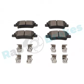Jeu de 4 plaquettes de frein arrière RAP BRAKES R-P1699