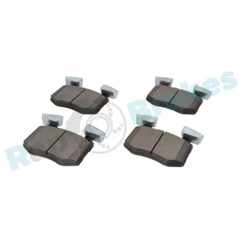 Jeu de 4 plaquettes de frein avant RAP BRAKES R-P1693