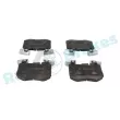Jeu de 4 plaquettes de frein avant RAP BRAKES R-P1693 - Visuel 2