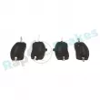 Jeu de 4 plaquettes de frein avant RAP BRAKES R-P1691 - Visuel 3