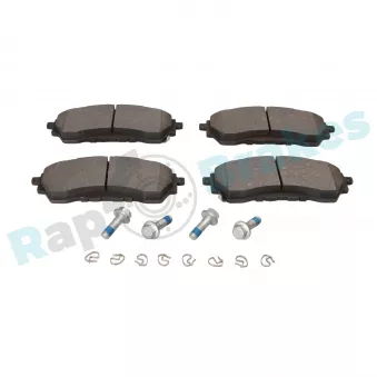 Jeu de 4 plaquettes de frein avant RAP BRAKES R-P1690