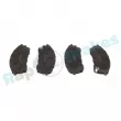 Jeu de 4 plaquettes de frein avant RAP BRAKES R-P1690 - Visuel 3