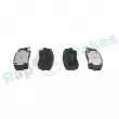 Jeu de 4 plaquettes de frein avant RAP BRAKES R-P1687 - Visuel 3