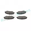 Jeu de 4 plaquettes de frein avant RAP BRAKES R-P1684 - Visuel 2