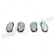 Jeu de 4 plaquettes de frein avant RAP BRAKES R-P1684 - Visuel 3