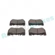Jeu de 4 plaquettes de frein avant RAP BRAKES R-P1679 - Visuel 2