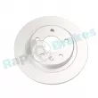 Jeu de 2 disques de frein arrière RAP BRAKES R-D1129C - Visuel 1
