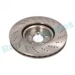 Jeu de 2 disques de frein avant RAP BRAKES R-D1002 - Visuel 3