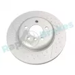 Jeu de 2 disques de frein arrière RAP BRAKES R-D1001 - Visuel 1