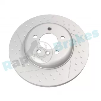 Jeu de 2 disques de frein arrière RAP BRAKES R-D1001