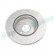 Jeu de 2 disques de frein arrière RAP BRAKES R-D1001 - Visuel 2