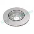 Jeu de 2 disques de frein arrière RAP BRAKES R-D1001 - Visuel 3
