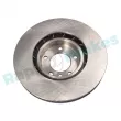 Disque de frein avant gauche RAP BRAKES R-D0996 - Visuel 2