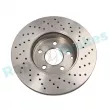 Jeu de 2 disques de frein avant RAP BRAKES R-D0965 - Visuel 2