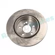 Jeu de 2 disques de frein arrière RAP BRAKES R-D0801 - Visuel 2