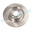 Jeu de 2 disques de frein arrière RAP BRAKES R-D0637 - Visuel 1