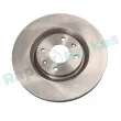 Jeu de 2 disques de frein avant RAP BRAKES R-D0543 - Visuel 1