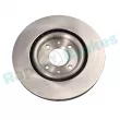 Jeu de 2 disques de frein avant RAP BRAKES R-D0543 - Visuel 2