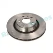 Jeu de 2 disques de frein arrière RAP BRAKES R-D0310 - Visuel 3