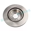 Jeu de 2 disques de frein avant RAP BRAKES R-D0308 - Visuel 2
