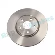 Jeu de 2 disques de frein avant RAP BRAKES R-D0256 - Visuel 1