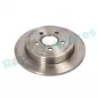 Jeu de 2 disques de frein arrière RAP BRAKES R-D0255 - Visuel 2