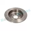 Jeu de 2 disques de frein arrière RAP BRAKES R-D0255 - Visuel 3