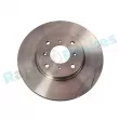 Jeu de 2 disques de frein avant RAP BRAKES R-D0242 - Visuel 1
