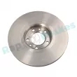 Jeu de 2 disques de frein arrière RAP BRAKES R-D0212 - Visuel 2
