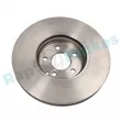 Jeu de 2 disques de frein avant RAP BRAKES R-D0192 - Visuel 2