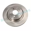 Jeu de 2 disques de frein arrière RAP BRAKES R-D0182 - Visuel 1