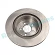 Jeu de 2 disques de frein arrière RAP BRAKES R-D0182 - Visuel 2