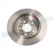 Jeu de 2 disques de frein arrière RAP BRAKES R-D0172 - Visuel 2