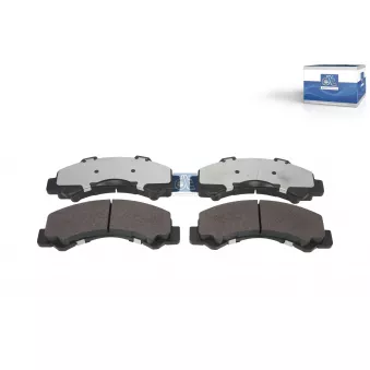 Jeu de 4 plaquettes de frein DT 15.00038