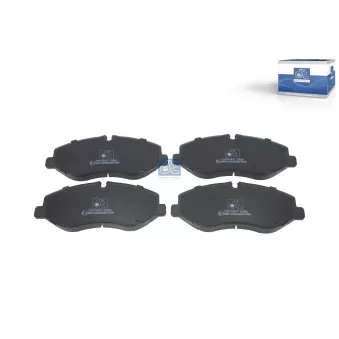 Jeu de 4 plaquettes de frein avant DT 4.00521